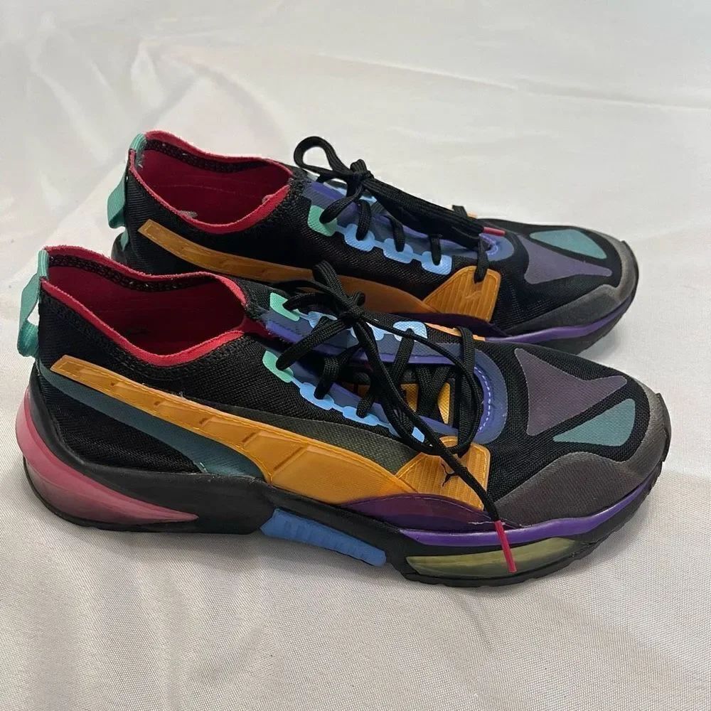 Puma LQDCELL Optic Sheer High Rise Rhubarb Sneakers Shoes Men’s Size 8